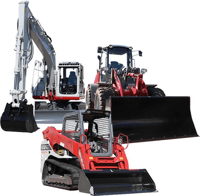 PDQ Rentals offers Takeuchi machines for rent.